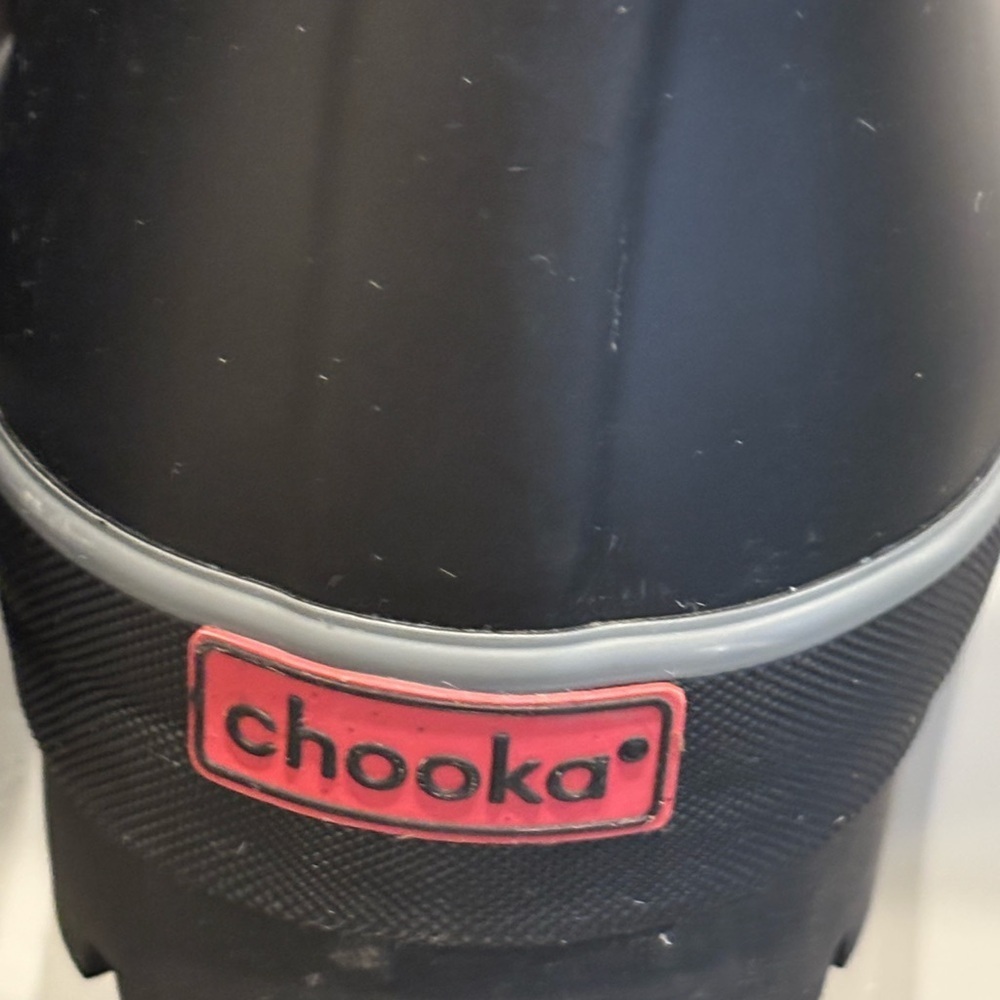Chooka Women's Black Ankle Rain Boots Size 9 - Picture 5 of 9